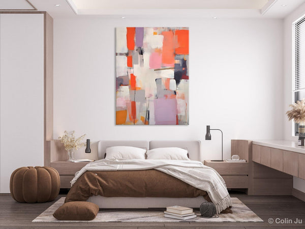 Large Painting for Dining Room, Original Canvas Artwork, Contemporary Acrylic Painting on Canvas, Simple Abstract Art, Wall Art Paintings-Art Painting Canvas