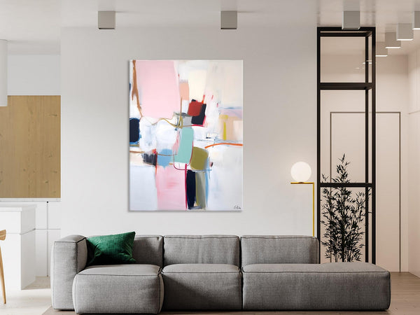 Hand Painted Canvas Art, Modern Paintings, Large Contemporary Wall Art, Extra Large Paintings for Living Room, Original Abstract Painting-Art Painting Canvas