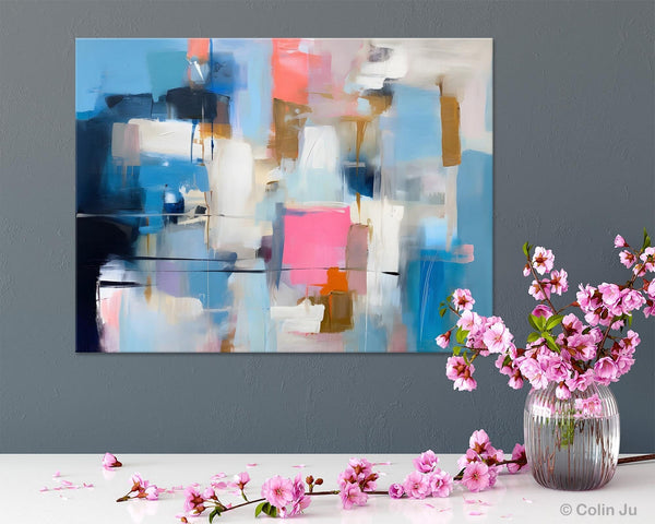 Large Wall Art Paintings, Simple Canvas Art, Contemporary Painting on Canvas, Original Canvas Wall Art for sale, Simple Abstract Paintings-Art Painting Canvas