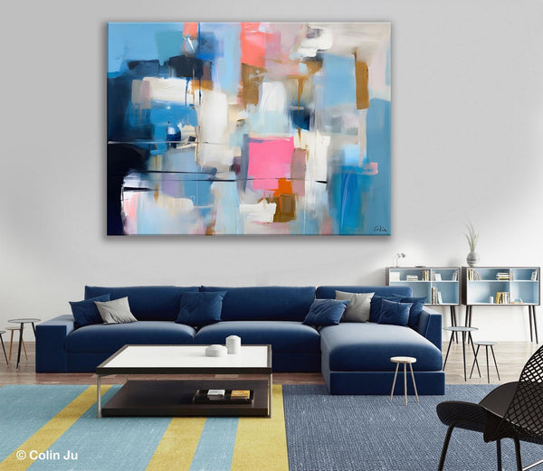 Large Wall Art Paintings, Simple Canvas Art, Contemporary Painting on Canvas, Original Canvas Wall Art for sale, Simple Abstract Paintings-Art Painting Canvas