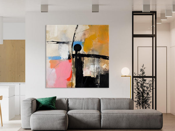 Extra Large Abstract Paintings for Bedroom, Original Modern Acrylic Wall Art, Modern Canvas Art Paintings, Abstract Wall Art for Dining Room-Art Painting Canvas