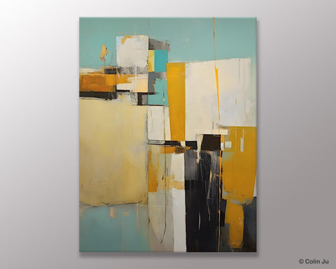 Oversized Abstract Wall Art Paintings, Original Modern Artwork, Large Wall Art Painting for Bedroom, Contemporary Acrylic Painting on Canvas-Art Painting Canvas