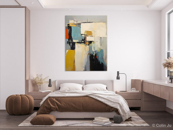 Large Modern Canvas Paintings, Heavy Texture Paintings, Large Original Wall Art Painting for Bedroom, Acrylic Paintings on Canvas-Art Painting Canvas