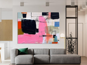 Contemporary Painting on Canvas, Extra Large Wall Art Paintings, Simple Canvas Art, Original Canvas Art for sale, Simple Abstract Paintings-Art Painting Canvas