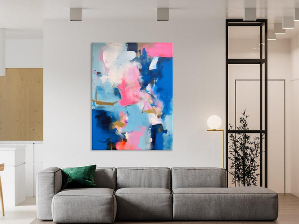 Large Abstract Painting for Bedroom, Oversized Canvas Wall Art Paintings, Original Modern Artwork, Contemporary Acrylic Painting on Canvas-Art Painting Canvas