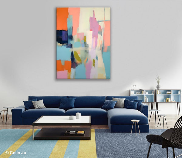 Large Modern Canvas Art for Bedroom, Original Wall Art Paintings, Large Paintings for Sale, Hand Painted Canvas Art, Acrylic Art on Canvas-Art Painting Canvas