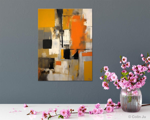 Oversized Abstract Art Paintings, Original Canvas Artwork, Large Wall Art Painting for Dining Room, Contemporary Acrylic Painting on Canvas-Art Painting Canvas
