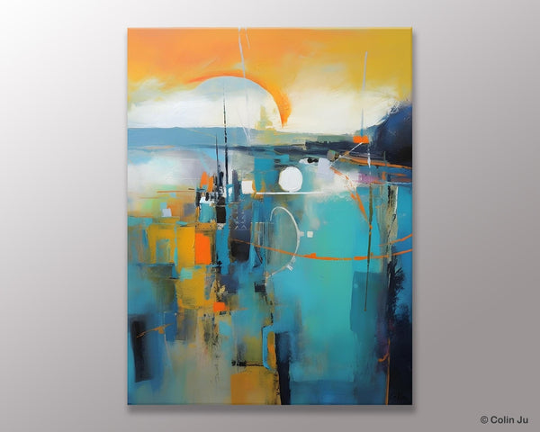 Extra Large Modern Canvas Art for Bedroom, Original Art Paintings, Large Paintings for Sale, Hand Painted Canvas Art, Acrylic Art on Canvas-Art Painting Canvas