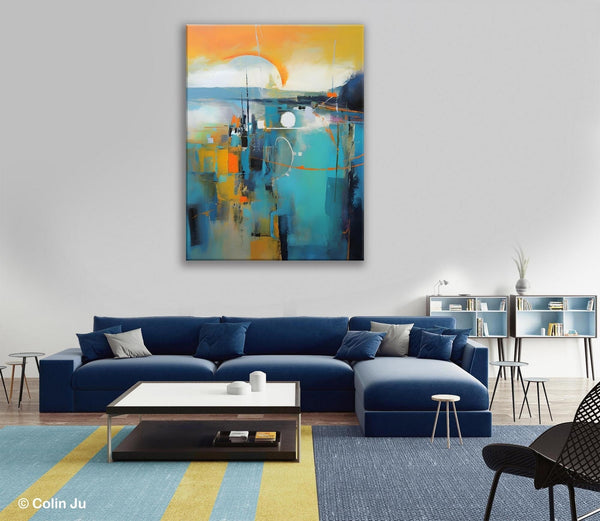 Extra Large Modern Canvas Art for Bedroom, Original Art Paintings, Large Paintings for Sale, Hand Painted Canvas Art, Acrylic Art on Canvas-Art Painting Canvas