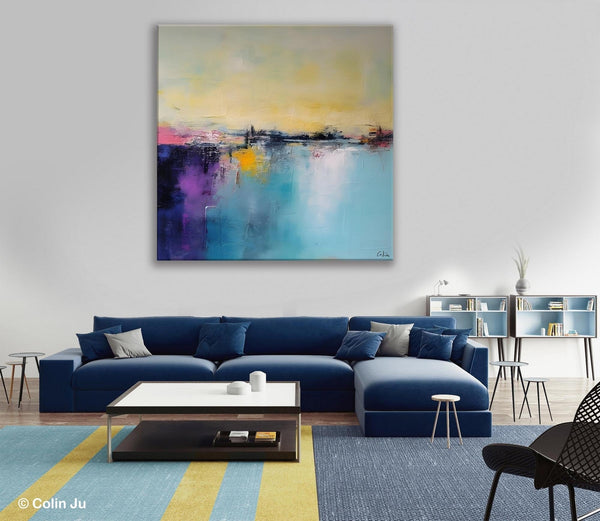 Original Abstract Wall Art, Simple Canvas Art, Large Canvas Paintings for Living Room, Large Abstract Artwork, Modern Acrylic Art for Sale-Art Painting Canvas