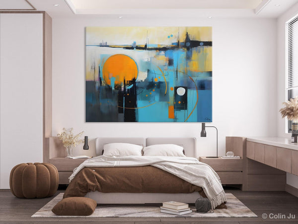 Oversized Canvas Wall Art Paintings, Original Modern Artwork, Large Abstract Painting for Bedroom, Contemporary Acrylic Painting on Canvas-Art Painting Canvas