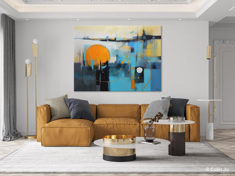 Oversized Canvas Wall Art Paintings, Original Modern Artwork, Large Abstract Painting for Bedroom, Contemporary Acrylic Painting on Canvas-Art Painting Canvas