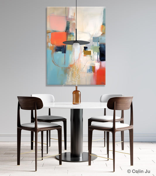 Large Wall Paintings for Bedroom, Original Abstract Art, Contemporary Abstract Paintings on Canvas, Oversized Abstract Wall Art Paintings-Art Painting Canvas