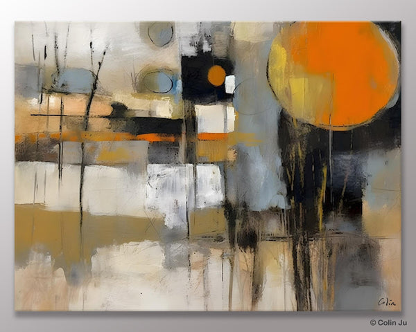 Large Wall Art Painting for Bedroom, Oversized Abstract Wall Art Paintings, Original Modern Artwork, Contemporary Acrylic Painting on Canvas-Art Painting Canvas