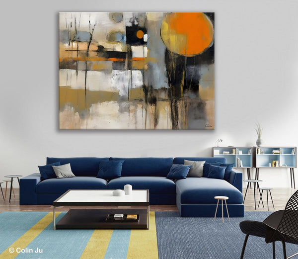 Large Wall Art Painting for Bedroom, Oversized Abstract Wall Art Paintings, Original Modern Artwork, Contemporary Acrylic Painting on Canvas-Art Painting Canvas