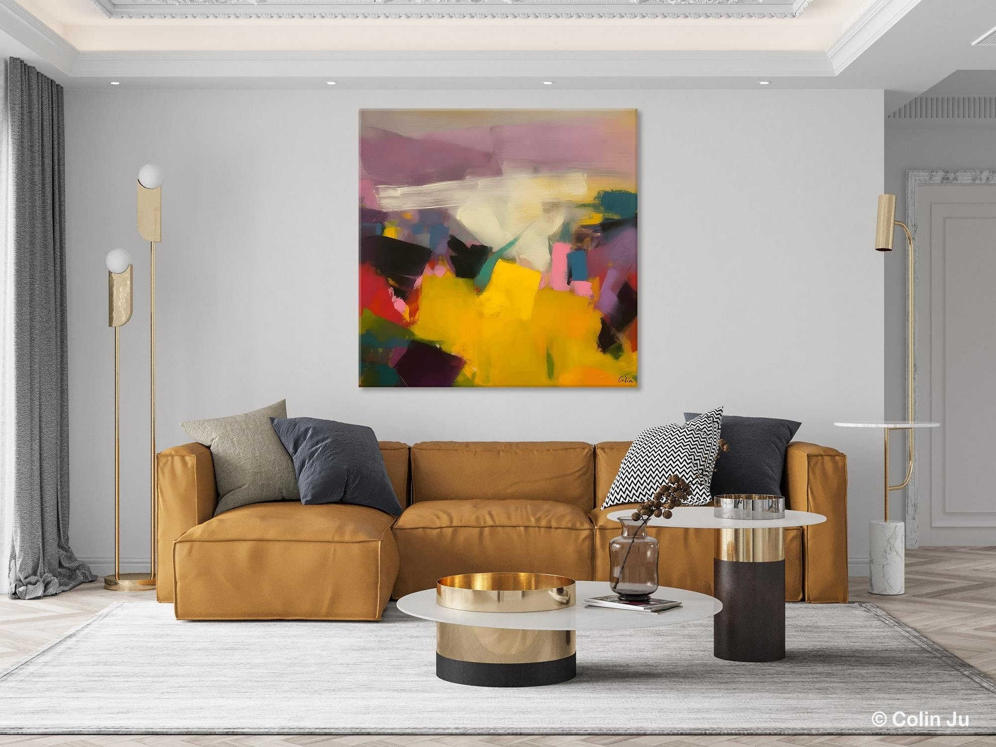 Original Canvas Wall Art, Contemporary Acrylic Paintings, Hand Painted Canvas Art, Modern Abstract Artwork, Large Abstract Painting for Sale-Art Painting Canvas
