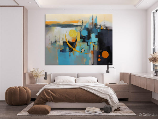 Extra Large Canvas Painting for Living Room, Original Acrylic Wall Art, Oversized Contemporary Acrylic Paintings, Abstract Canvas Paintings-Art Painting Canvas