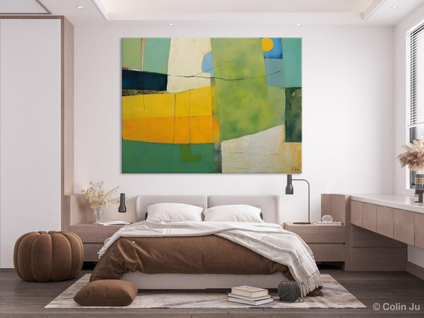 Original Canvas Artwork, Large Wall Art Painting for Dining Room, Contemporary Acrylic Painting on Canvas, Modern Abstract Wall Paintings-Art Painting Canvas