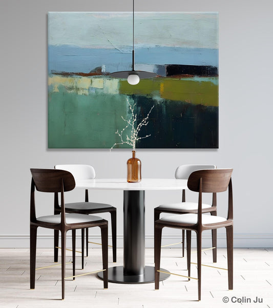 Landscape Acrylic Paintings, Landscape Abstract Painting, Modern Wall Art for Living Room, Original Abstract Art, Acrylic Painting on Canvas-Art Painting Canvas