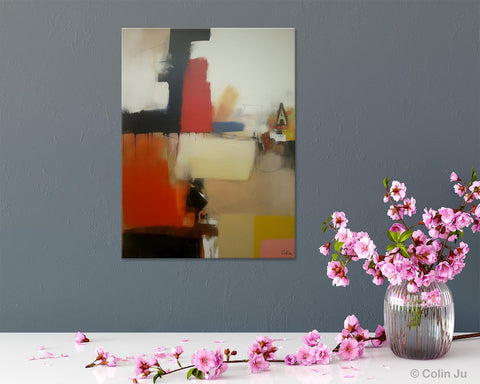 Large Contemporary Wall Art, Abstract Wall Paintings, Extra Large Paintings for Bedroom, Hand Painted Canvas Art, Original Modern Painting-Art Painting Canvas