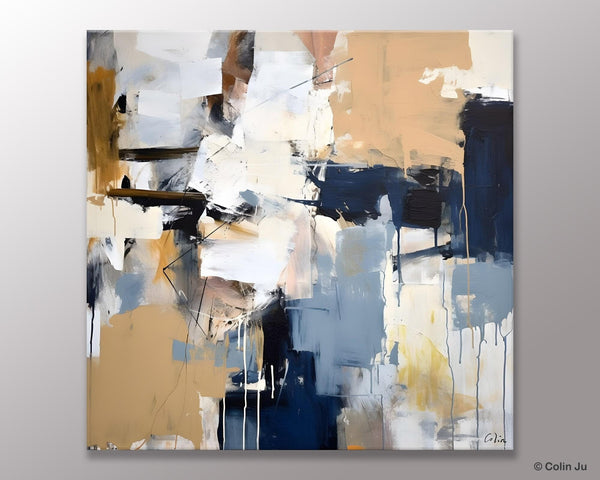Large Wall Art for Bedroom, Abstract Modern Acrylic Art, Canvas Paintings for Sale, Modern Original Abstract Art, Contemporary Canvas Art-Art Painting Canvas