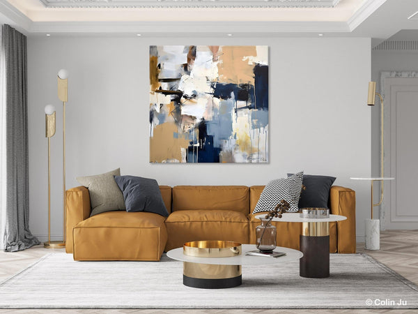 Large Wall Art for Bedroom, Abstract Modern Acrylic Art, Canvas Paintings for Sale, Modern Original Abstract Art, Contemporary Canvas Art-Art Painting Canvas