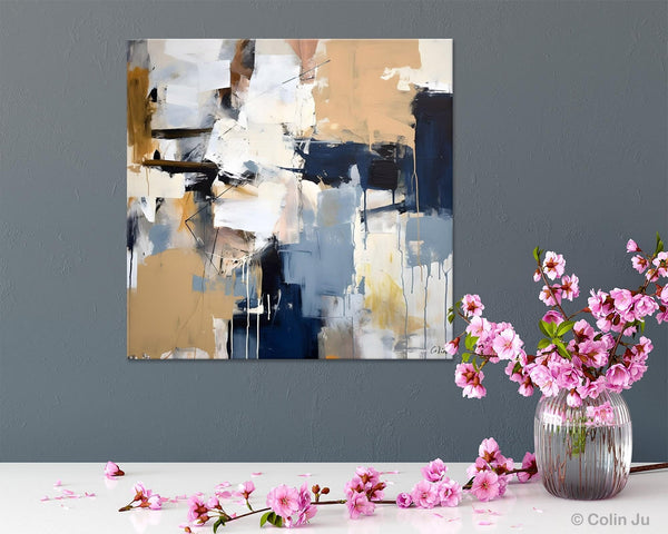 Large Wall Art for Bedroom, Abstract Modern Acrylic Art, Canvas Paintings for Sale, Modern Original Abstract Art, Contemporary Canvas Art-Art Painting Canvas