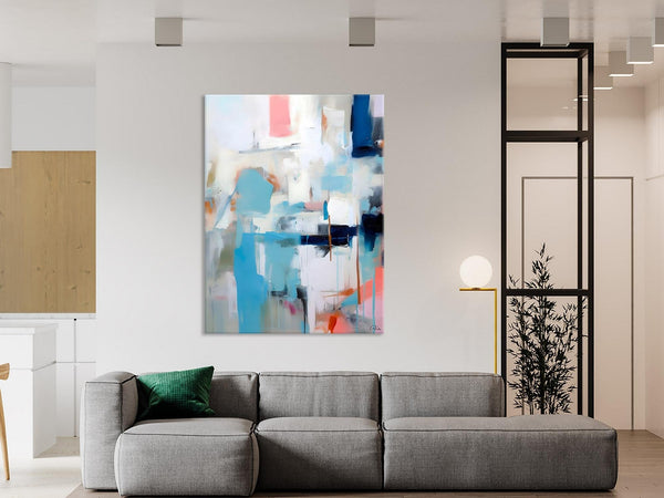 Contemporary Painting, Canvas Paintings for Dining Room, Acrylic Painting on Canvas, Extra Large Modern Wall Art, Original Abstract Painting-Art Painting Canvas