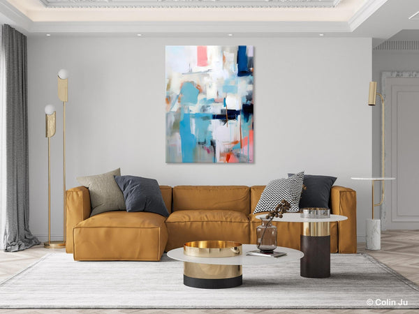 Contemporary Painting, Canvas Paintings for Dining Room, Acrylic Painting on Canvas, Extra Large Modern Wall Art, Original Abstract Painting-Art Painting Canvas