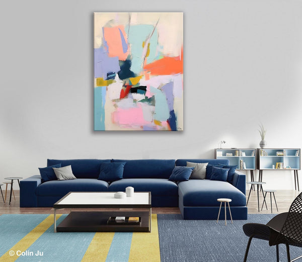 Original Artowrk, Abstract Wall Paintings, Hand Painted Canvas Art, Extra Large Paintings for Dining Room, Contemporary Wall Art Paintings-Art Painting Canvas