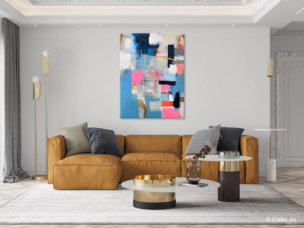 Modern Wall Art Paintings, Canvas Paintings for Bedroom, Contemporary Acrylic Painting on Canvas, Large Original Art, Buy Wall Art Online-Art Painting Canvas