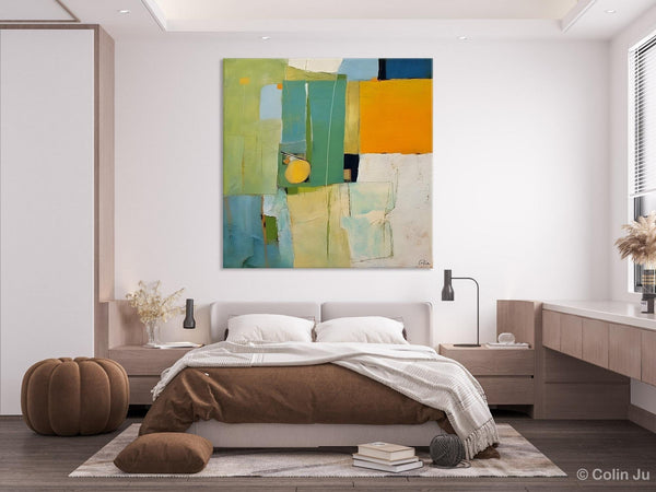 Original Modern Wall Paintings, Contemporary Canvas Art, Abstract Painting for Bedroom, Modern Acrylic Artwork, Heavy Texture Canavas Art-Art Painting Canvas