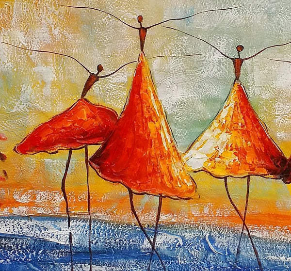 Simple Abstract Painting, Ballet Dancer Painting, Buy Wall Art Online, Modern Acrylic Painting, Bedroom Wall Art Painting-Art Painting Canvas