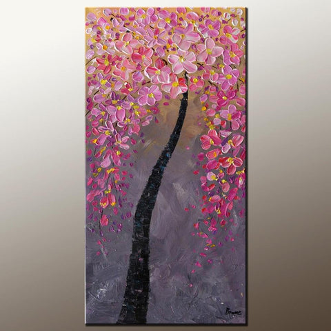 Abstract Painting, Tree of Life Art, Canvas Painting, Large Wall Painting, Original Painting, Ready to Hang-Art Painting Canvas