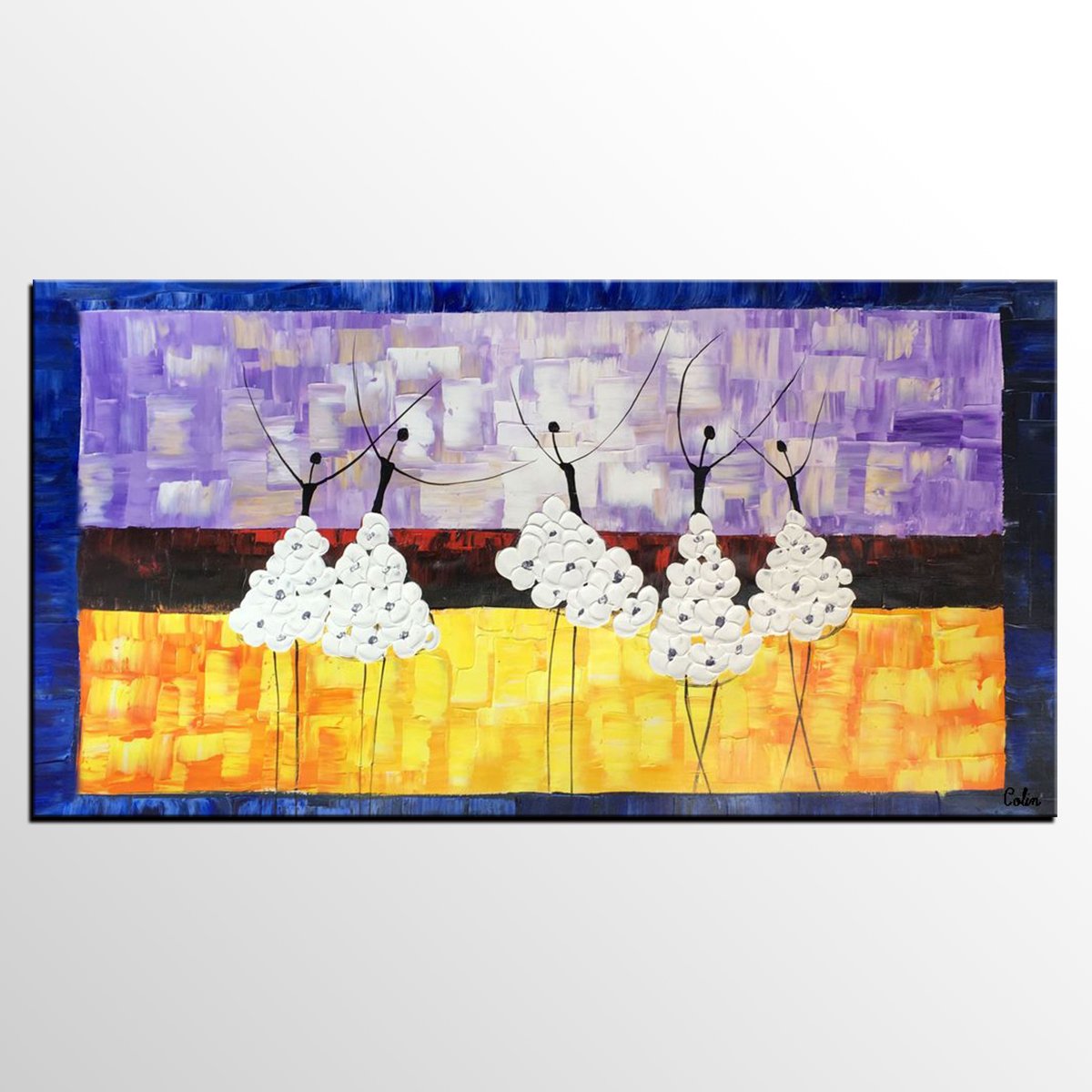 Simple Modern Art, Canvas Painting for Sale, Ballet Dancer Painting, Original Artwork, Paintings for Bedroom, Buy Art Online-Art Painting Canvas