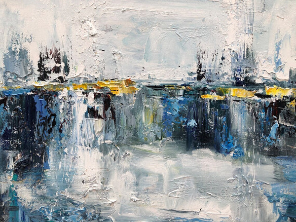 Living Room Wall Art Painting, Extra Large Acrylic Painting, Simple Modern Art, Palette Knife Paintings, Modern Contemporary Abstract Artwork-Art Painting Canvas
