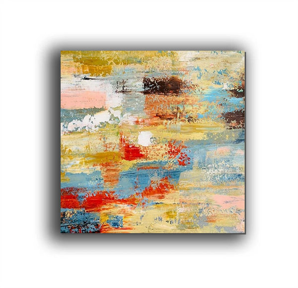 Hand Painted Canvas Art, Bedroom Wall Art Ideas, Modern Paintings for Dining Room, Simple Modern Art, Contemporary Modern Wall Art Paintings-Art Painting Canvas