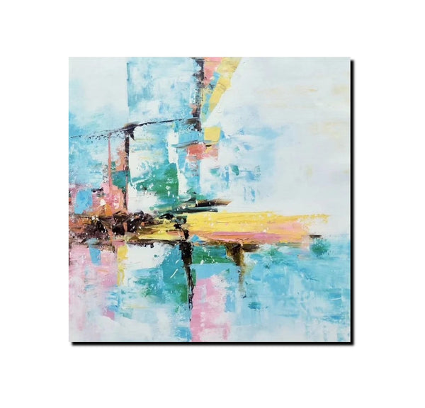 Simple Abstract Paintings, Dining Room Modern Wall Art, Modern Contemporary Art, Large Painting on Canvas, Acrylic Canvas Painting-Art Painting Canvas