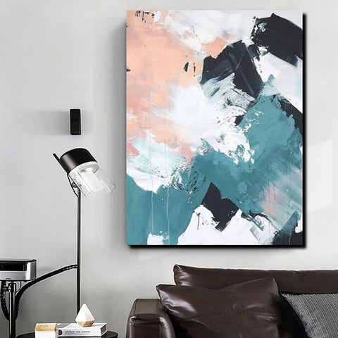 Contemporary Abstract Art, Bedroom Canvas Art Ideas, Large Painting for Sale, Buy Large Paintings Online, Simple Modern Art-Art Painting Canvas