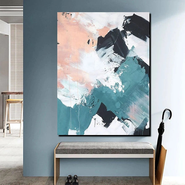 Contemporary Abstract Art, Bedroom Canvas Art Ideas, Large Painting for Sale, Buy Large Paintings Online, Simple Modern Art-Art Painting Canvas