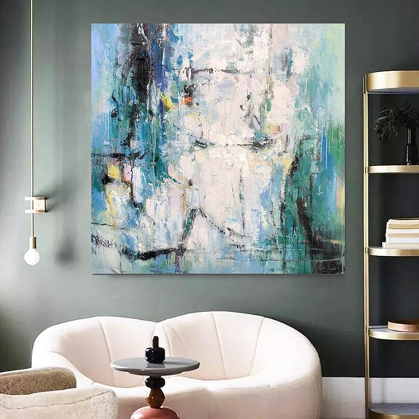 Large Paintings for Living Room, Hand Painted Acrylic Painting, Bedroom Wall Painting, Modern Contemporary Art, Modern Paintings for Dining Room-Art Painting Canvas