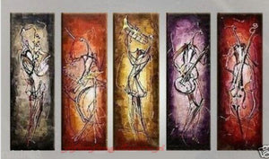 Saxophone Player Painting, Modern Paintings for Living Room, Music Paintings, Extra Large Canvas Painting on Canvas-Art Painting Canvas