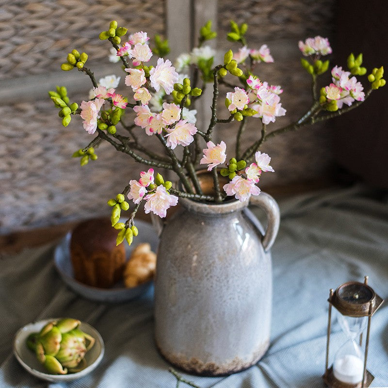 Cherry Blossom, Sakura Flowers, Creative Flower Arrangement Ideas for Home Decoration, Unique Artificial Flowers, Simple Artificial Floral for Bedroom-Art Painting Canvas