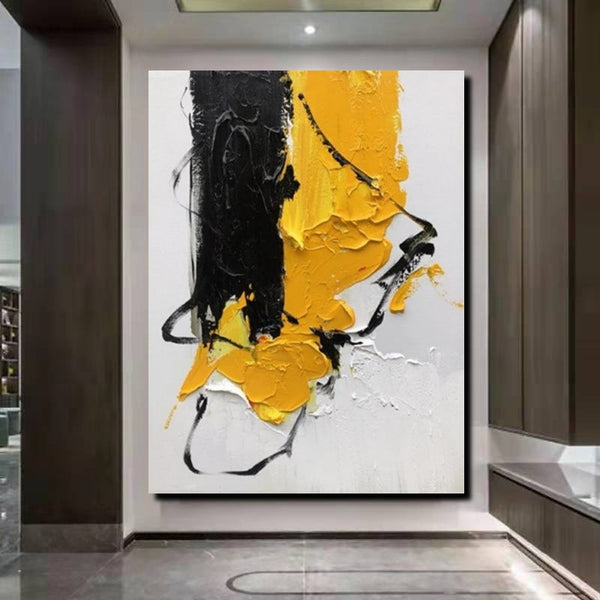 Acrylic Paintings Behind Sofa, Abstract Paintings for Bedroom, Palette Knife Canvas Art, Contemporary Canvas Wall Art, Buy Paintings Online-Art Painting Canvas
