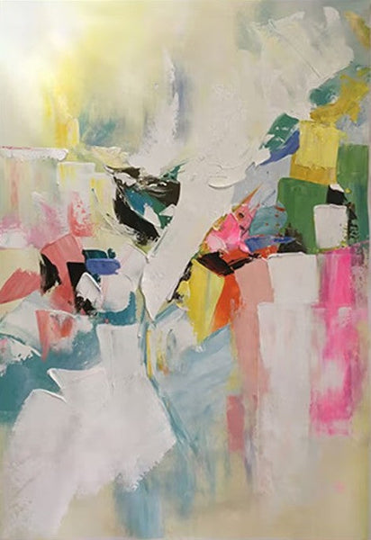 Large Canvas Art Ideas, Large Painting for Living Room, Contemporary Acrylic Art Painting, Buy Large Paintings Online, Simple Modern Art-Art Painting Canvas